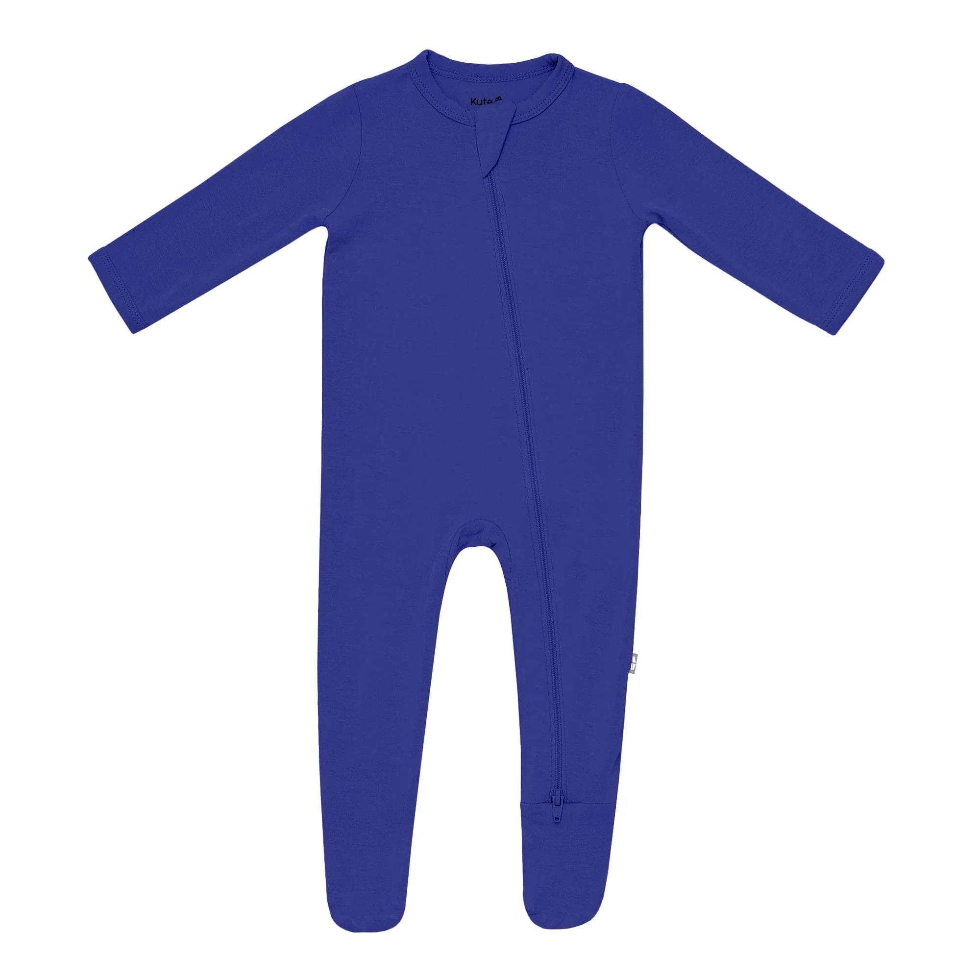 Zippered Footie in Royal | Kyte BABY