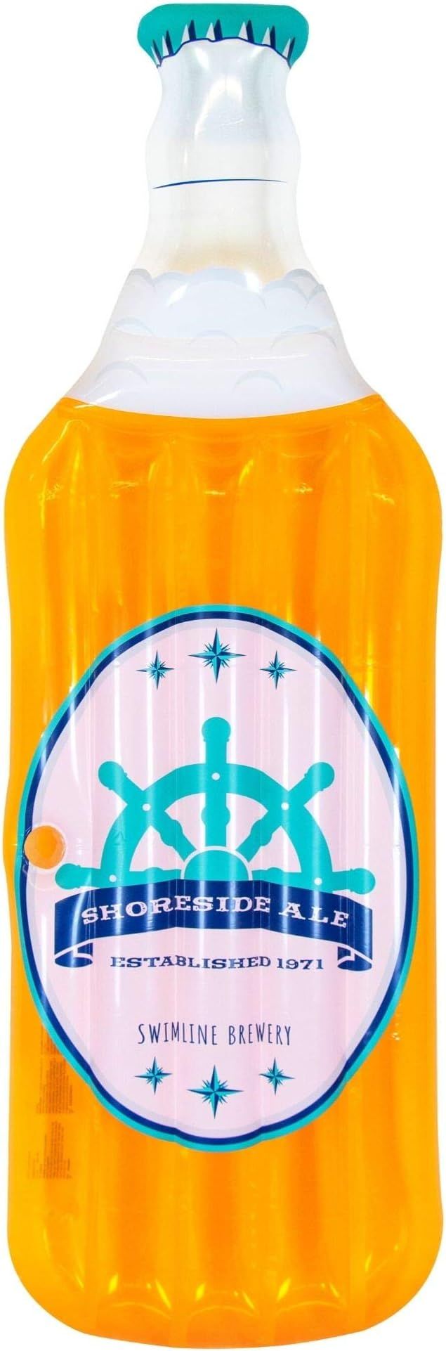 Swimline Inflatable Beer Bottle Pool Lounger | Amazon (US)