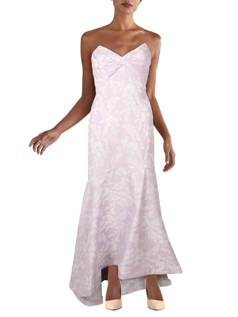 Womens Floral Gathered Evening Dress | Shop Premium Outlets