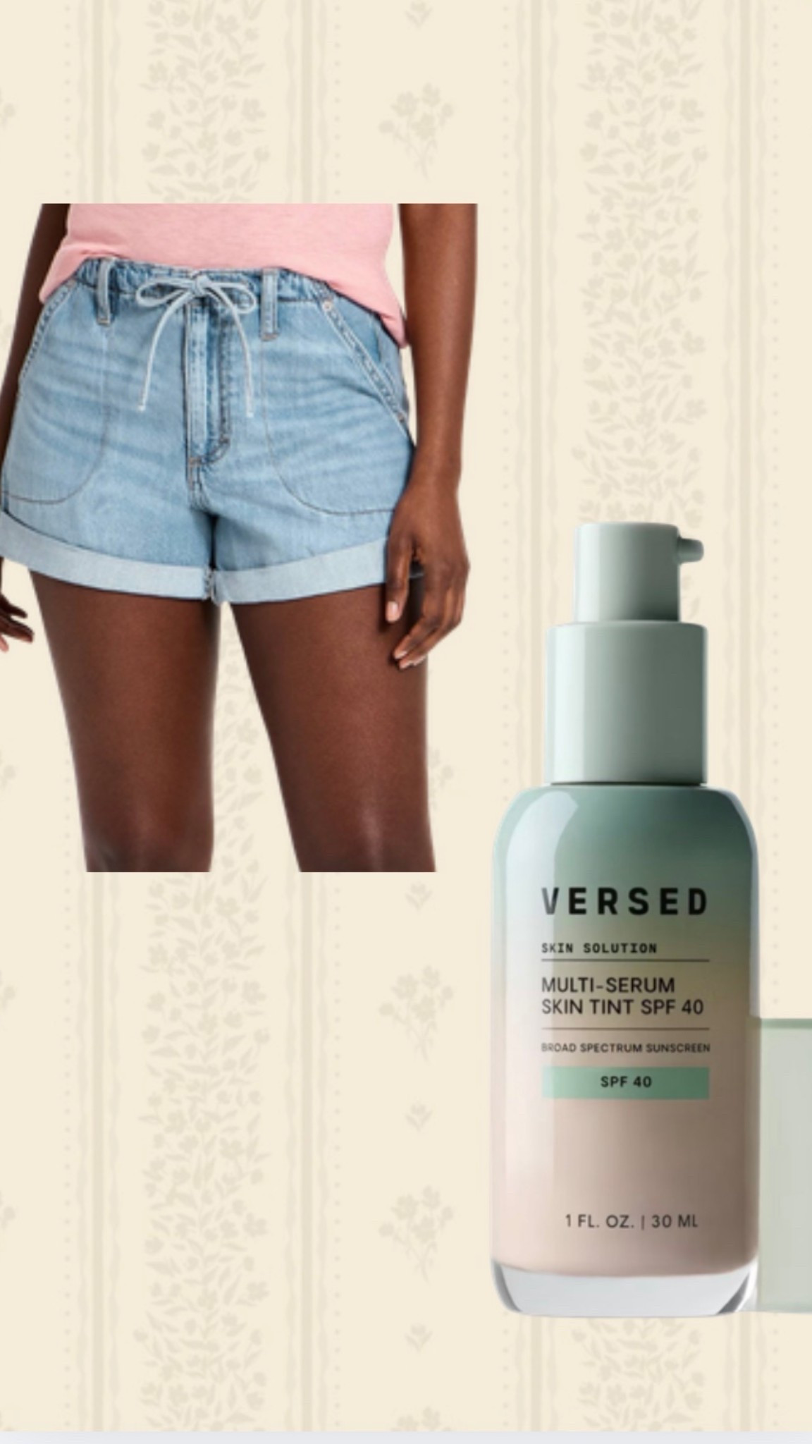 Versed skin serum tint + drawstring shorts that I wear daily!! 

#LTKmomlife #LTKdayinmylife #LTKFestival