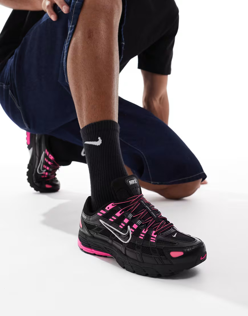 Nike P-6000 sneakers in black and pink | ASOS (Global)