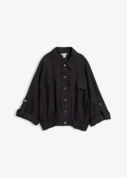 sommerlicher Blouson aus einer schönen Premium-Qualität - schwarz | Bonprix DE