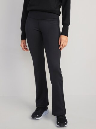 High-Waisted UltraCoze Fleece-Lined Flare Leggings for Women | Old Navy (US)