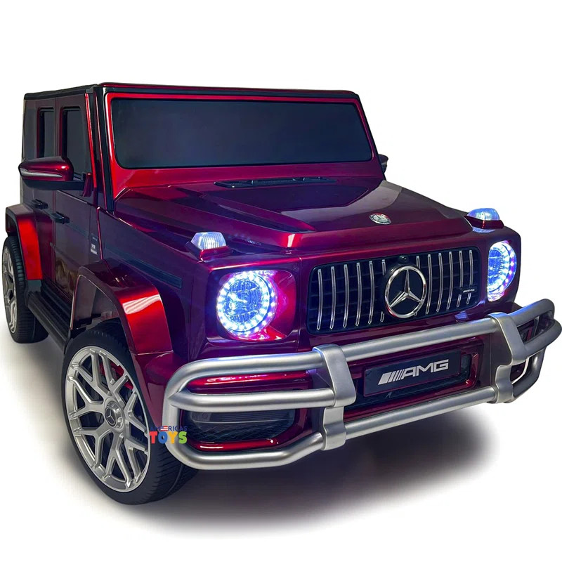 24V 2 Seater Ride On Car with Push Bumper, Leather Seats | Wayfair North America