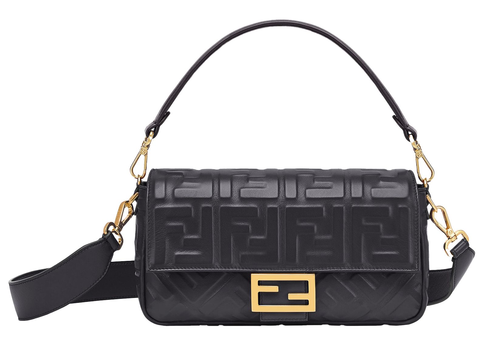 Fendi by Marc Jacobs Baguette Black Leather Bag | StockX