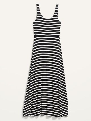 Scoop-Neck Fit & Flare Maxi Dress for Women | Old Navy (US)