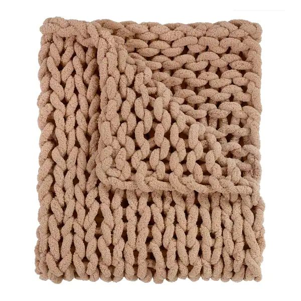 Donna Sharp's Chunky Chenille Throw - On Sale - Overstock - 31417885 | Bed Bath & Beyond