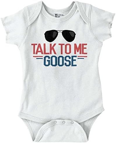 Amazon.com: Talk to Me Goose Aviator Sunglasses Baby Romper Boys or Girls: Clothing, Shoes & Jewe... | Amazon (US)