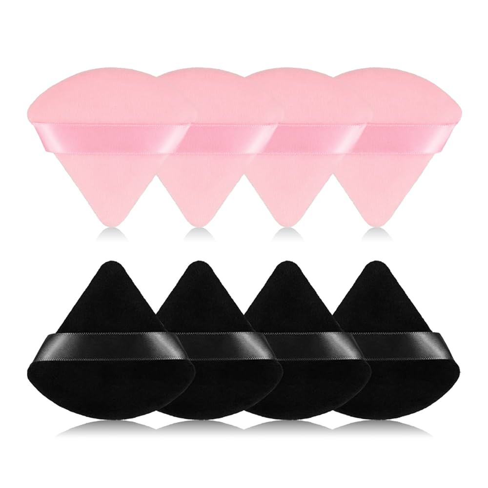 8Pcs of Triangular Powder Puff Makeup Sponges, Made of Super-soft Velvet, Designed for Contouring... | Amazon (CA)