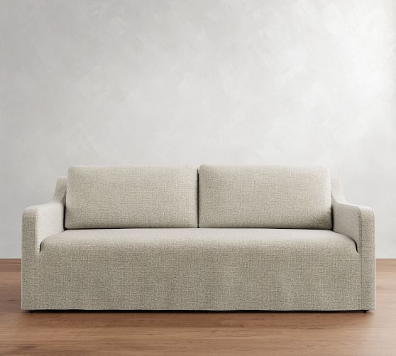 Maxine Slipcovered Sofa (56"&ndash;80") | Pottery Barn (US)