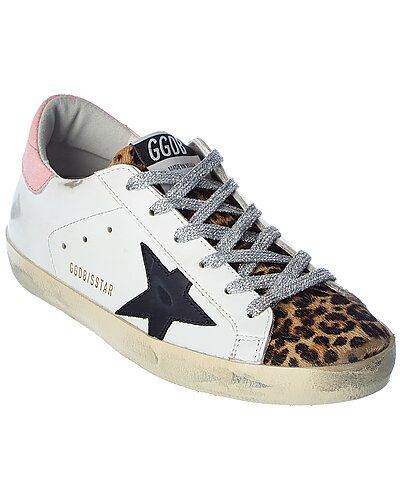 Golden Goose Superstar Leather & Haircalf Sneaker | Ruelala