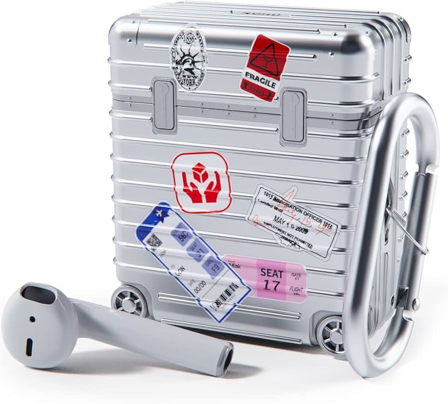 miak Airpods Case Cover, Protective Case with Keychain for Apple Airpods 2nd & 1st Generation, Si... | Amazon (US)