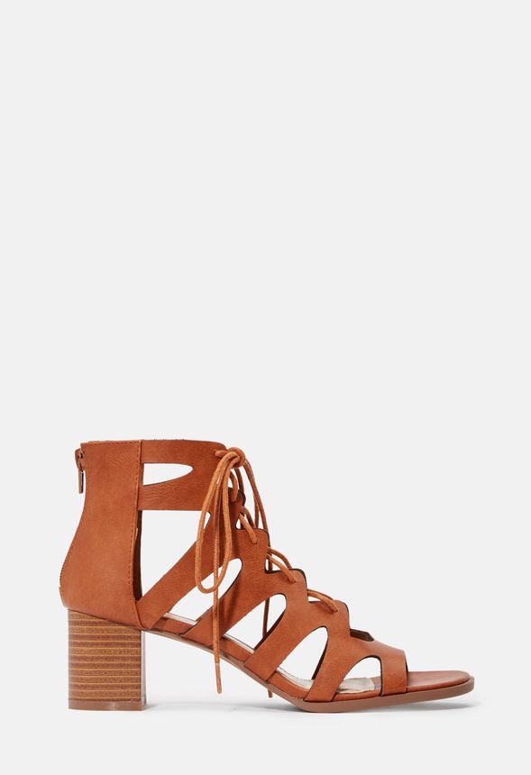 Blogger Behavior Caged Heeled Sandal | JustFab