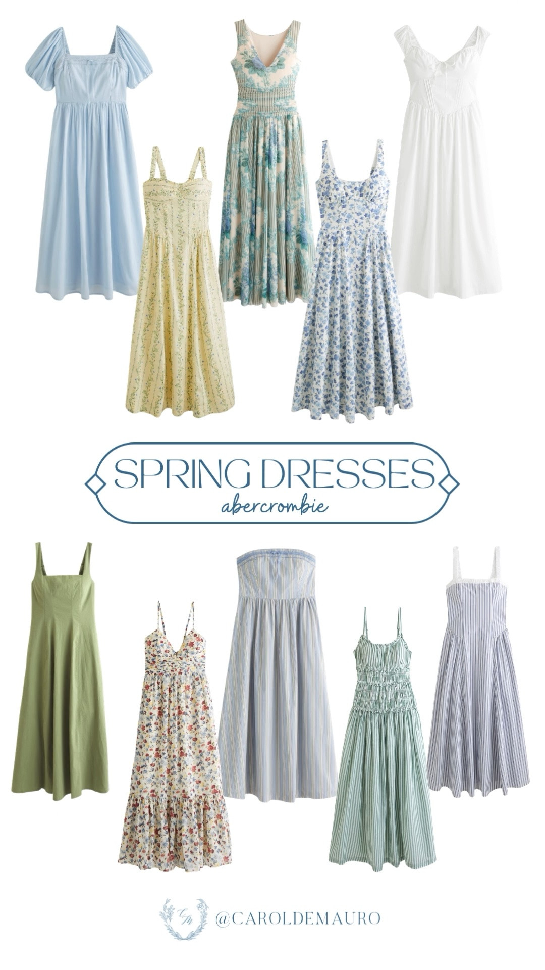 Heading to a garden brunch or a weekend outing? These stunning spring dresses from breezy floral maxis to classic striped midis are the perfect pieces for you. You'll look effortlessly chic all season long.

abercrombie, spring dresses, dressy look, brunch date, vacation outfit, resort wear, clean girl style, summer sundresses

#LTKSeasonal #LTKU #LTKootd