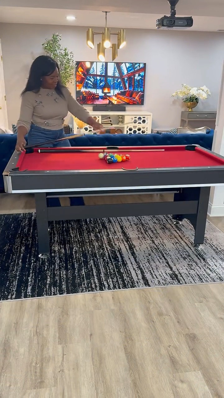 Our den/game game room is the place to be on weekend with the whole fam 🫶🏾

#LTKHome #LTKSaleAlert