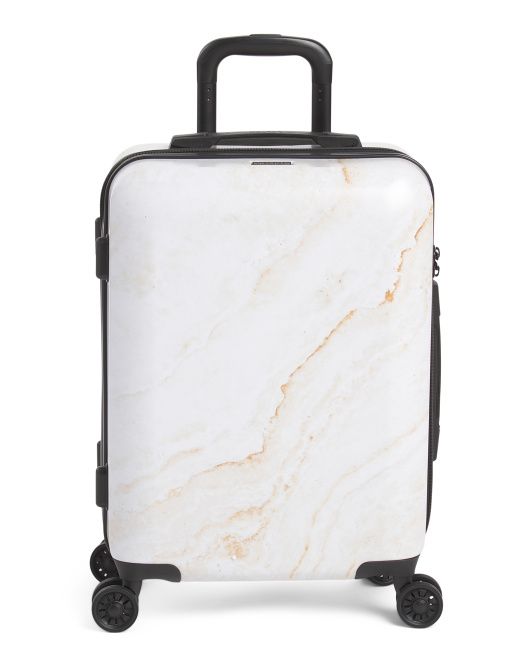 17in Marble Hardside Spinner Carry-on | TJ Maxx