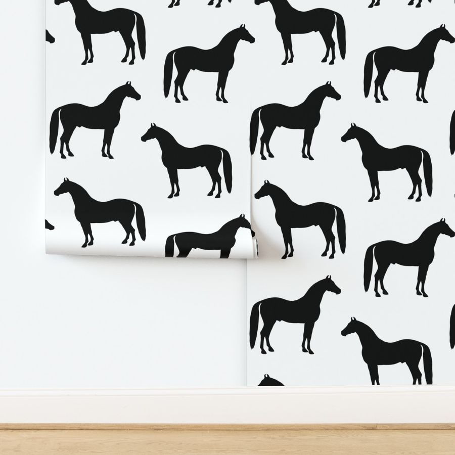Black Horse Wallpaper
byantiqueimages
 | Spoonflower