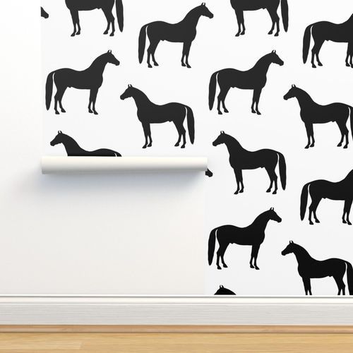 Black Horse Wallpaper
byantiqueimages
 | Spoonflower