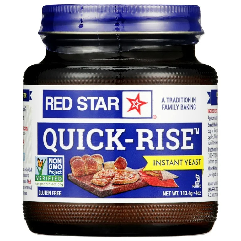 Red Star Quick-Rise Instant Yeast, 4-Ounce (113.4-Gram), Multi-Use Jar - Walmart.com | Walmart (US)