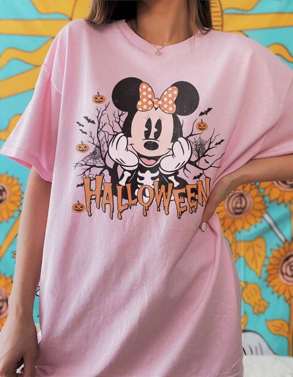 Vintage Minnie Halloween Shirt  Disney Halloween Shirt  - Etsy | Etsy (US)