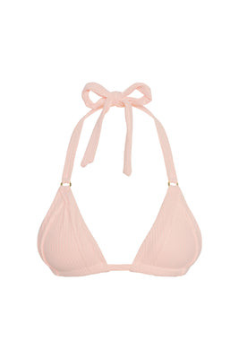 Morocco Top - Powder Pink Rib | Monday Swimwear