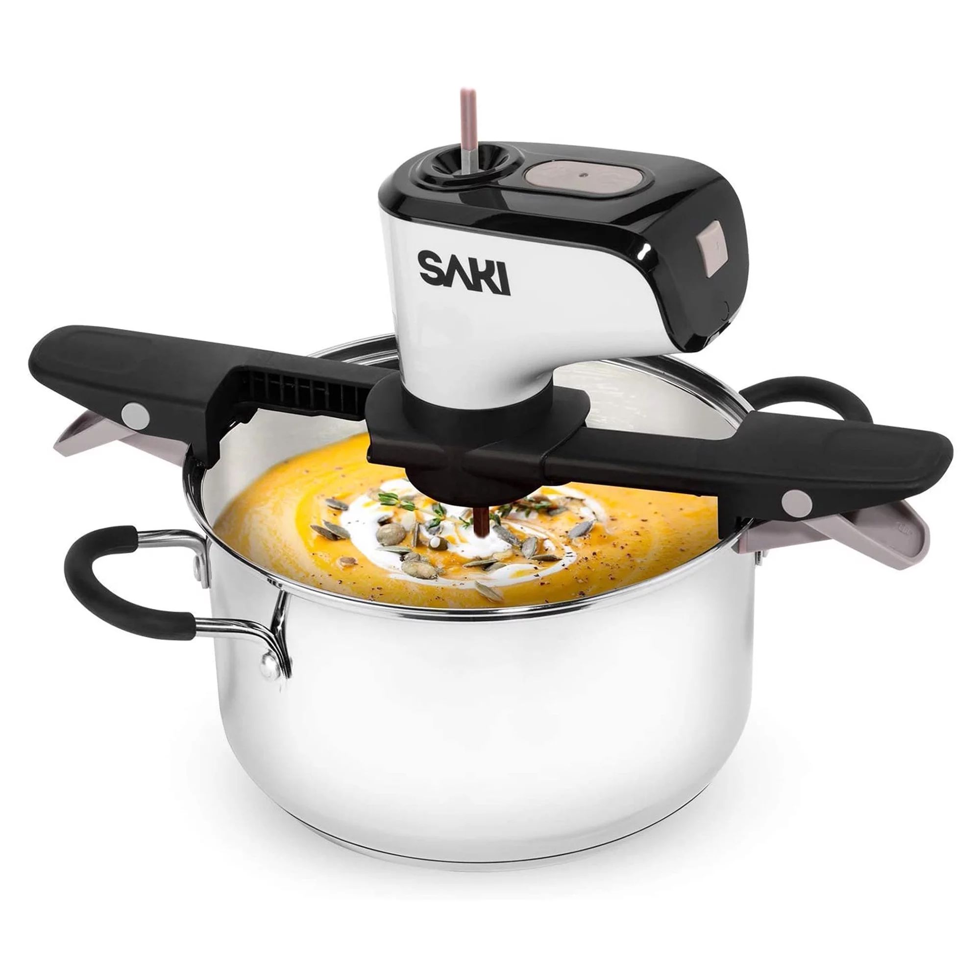 Saki Adjustable Speed Automatic Electric Hands Free Cooking Pot Stirrer - Walmart.com | Walmart (US)