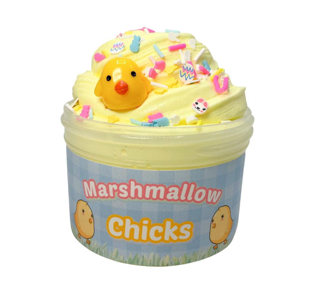 Marshmallow Chicks ~ Scented Butter Slime~ Best Seller Slime/ Razberryslimeco~ Popular Slime Shop... | Etsy (US)