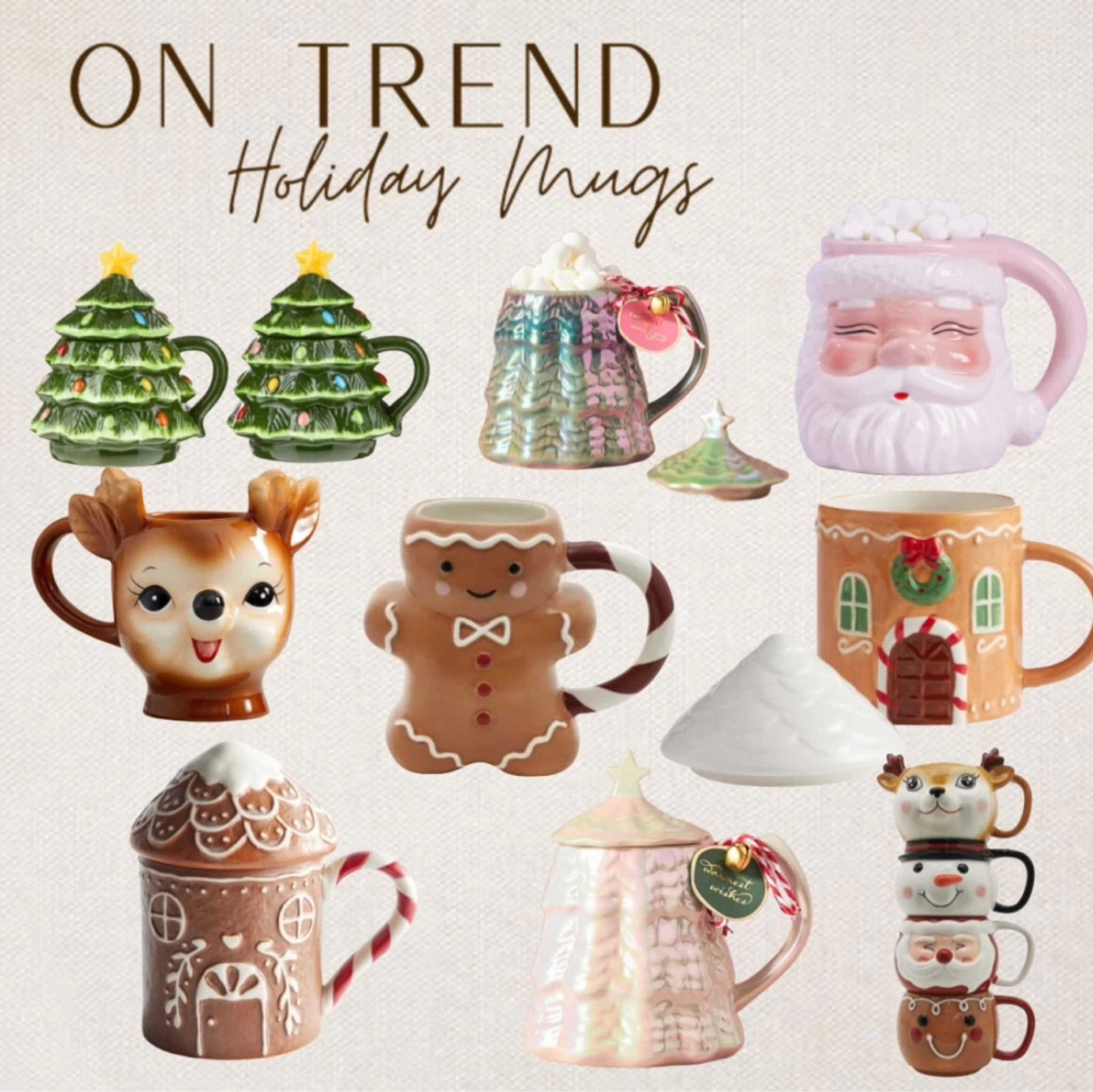 Christmas Mugs - Holiday Mugs - Santa Mugs - Coffee Mugs 

#LTKHoliday #LTKHolidaySale #LTKhome