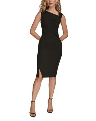 Donna Karan Asymmetric Sheath Dress  | Bloomingdale's Women | Bloomingdale's (US)