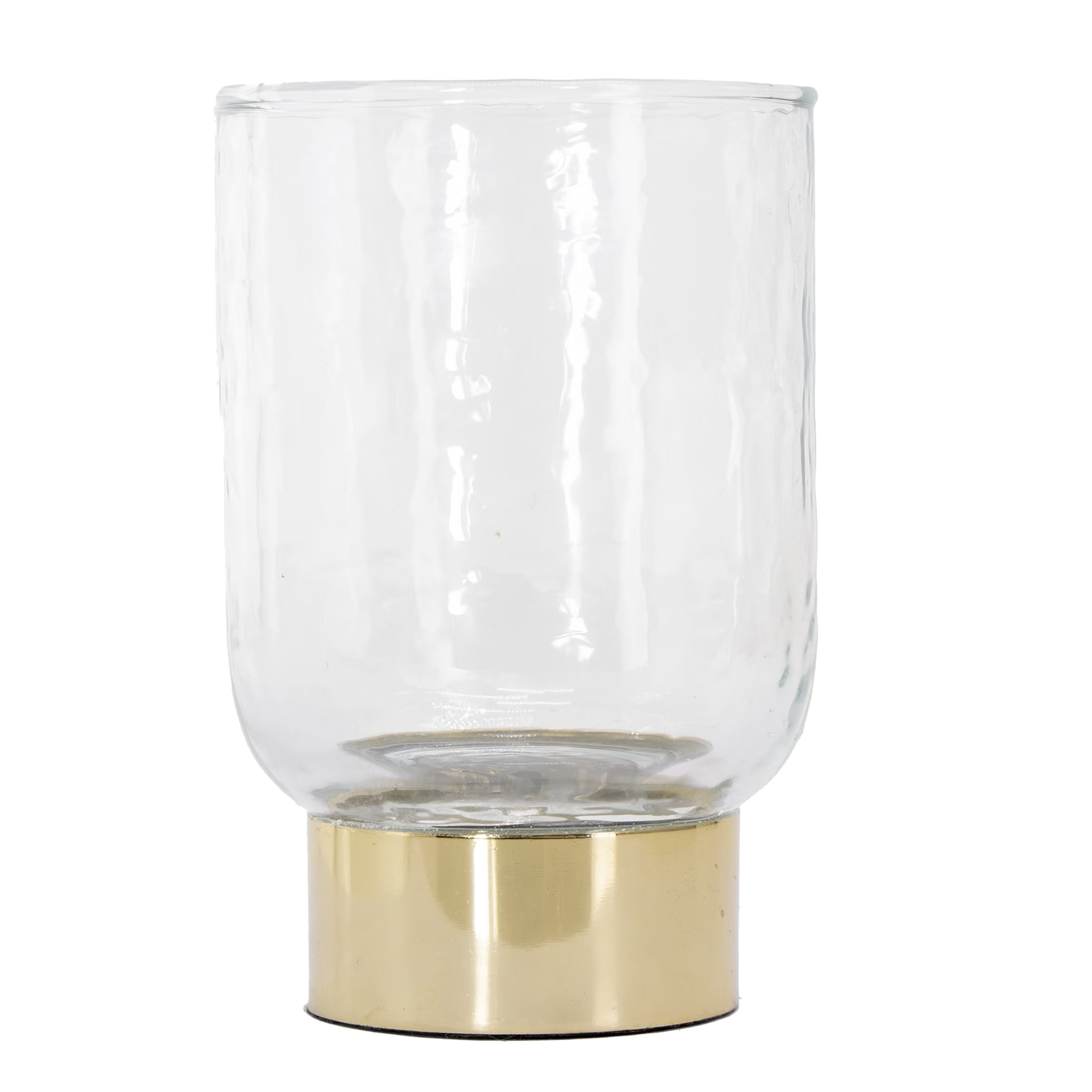 My Texas House Clear and Gold Glass Christmas Votive Candle Holder, 6" | Walmart (US)