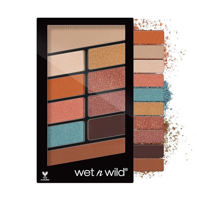 wet n wild Color Icon Eyeshadow Makeup Palette 10 Pan, Not a Basic Peach | Amazon (US)