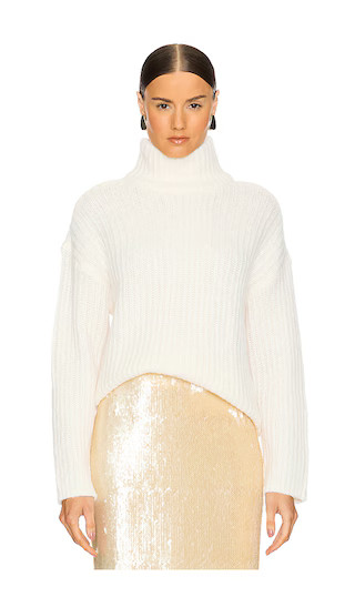 by Marianna Troye Turtleneck Sweater in Ivory | Revolve Clothing (Global)