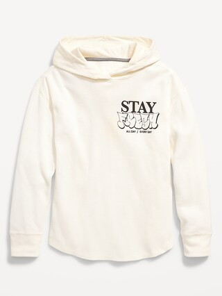 Long-Sleeve Graphic Thermal-Knit T-Shirt Hoodie for Boys | Old Navy (US)