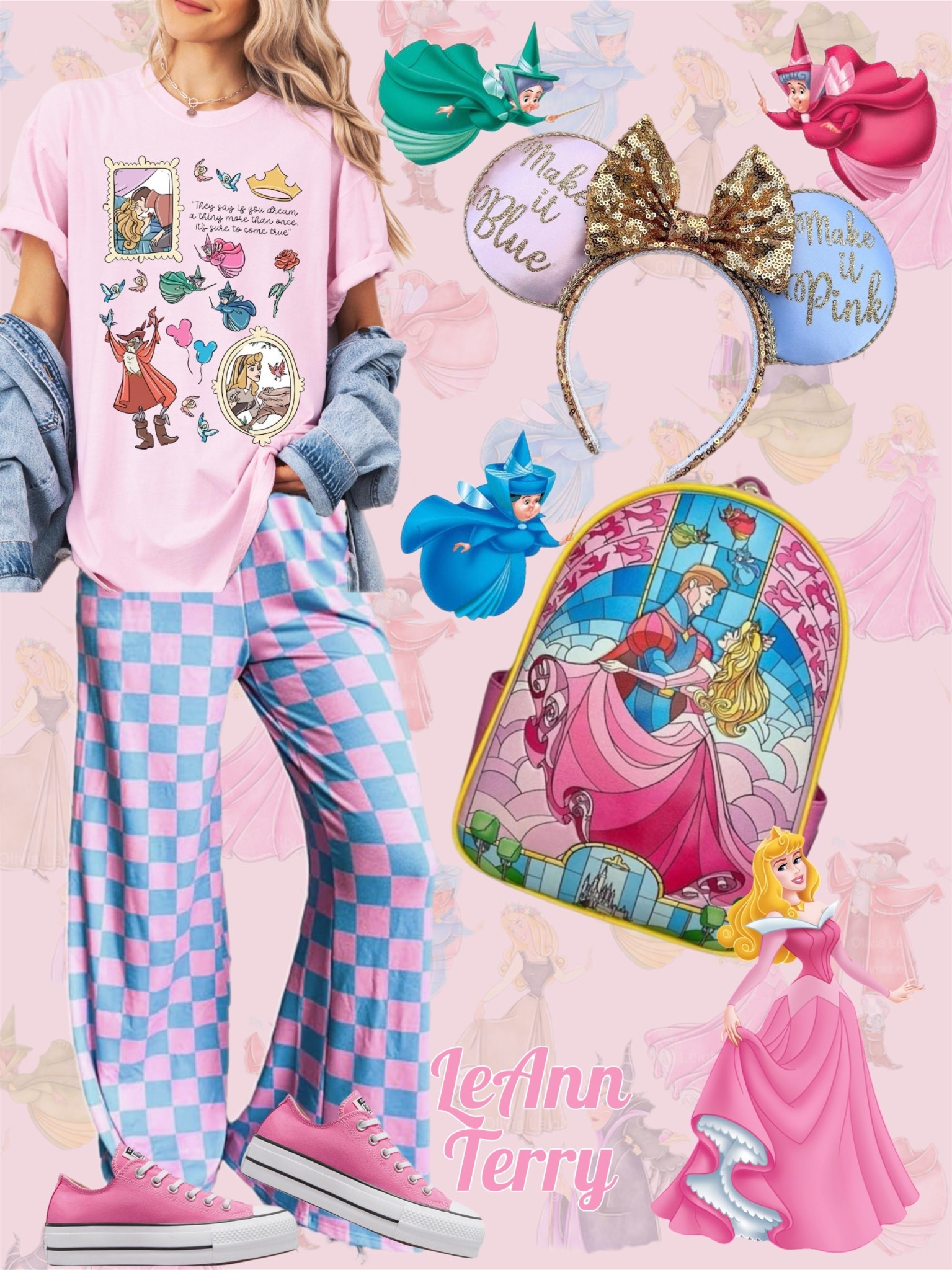 Awake from my royal slumber, ready to sparkle like Aurora! ✨👑 #SleepingBeautyVibes #DisneyMagic #FairyTaleFeels #DisneyPrincess #DreamingInPink #Makeitpink #Makeitblue