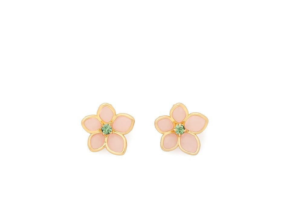 Kate Spade New York Pastel Petals Studs Women's Earring, Brass/Cubic Zirconia/Semi-Precious | Zappos