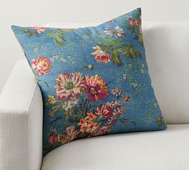 Meadow Floral Printed Pillow Cover | Pottery Barn (US)