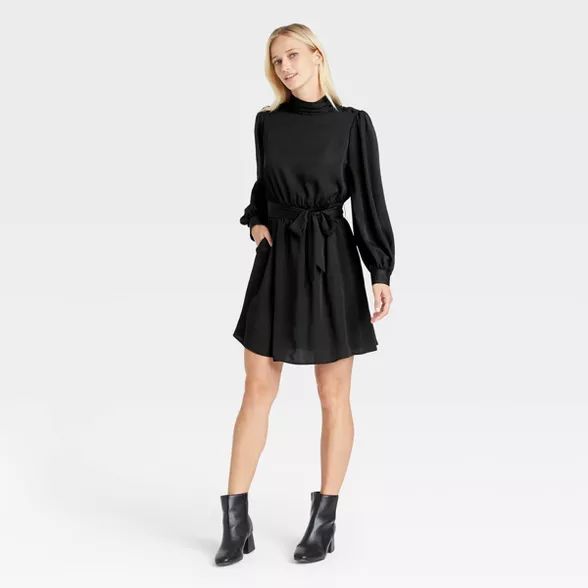 Women's Long Sleeve A-Line Dress - Who What Wear™ | Target
