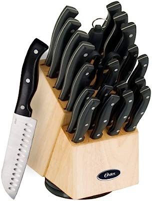 Gibson 70555.22 Winsted Collection, Oster, Knife Set with Block, Kitchen, Cutlery Knives, 22 Piec... | Amazon (US)