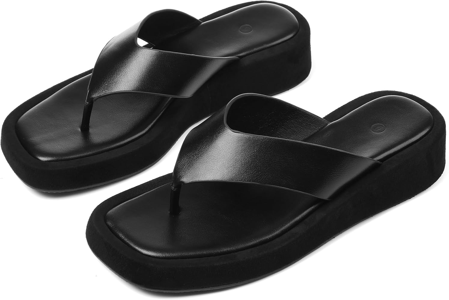 CYNLLIO Slides for Women Slip on Flip Flops Sandals Casual Thongs Platform Wedges Sandals Summer ... | Amazon (US)