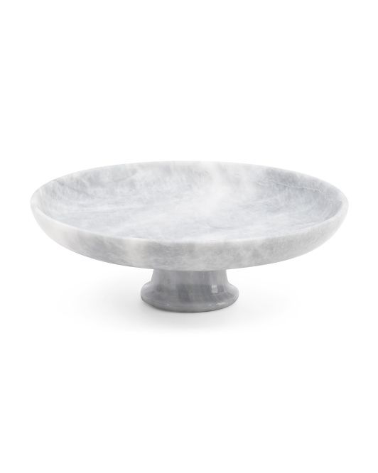 12in Marble Pedestal Bowl | Mother's Day Gifts | Marshalls | Marshalls