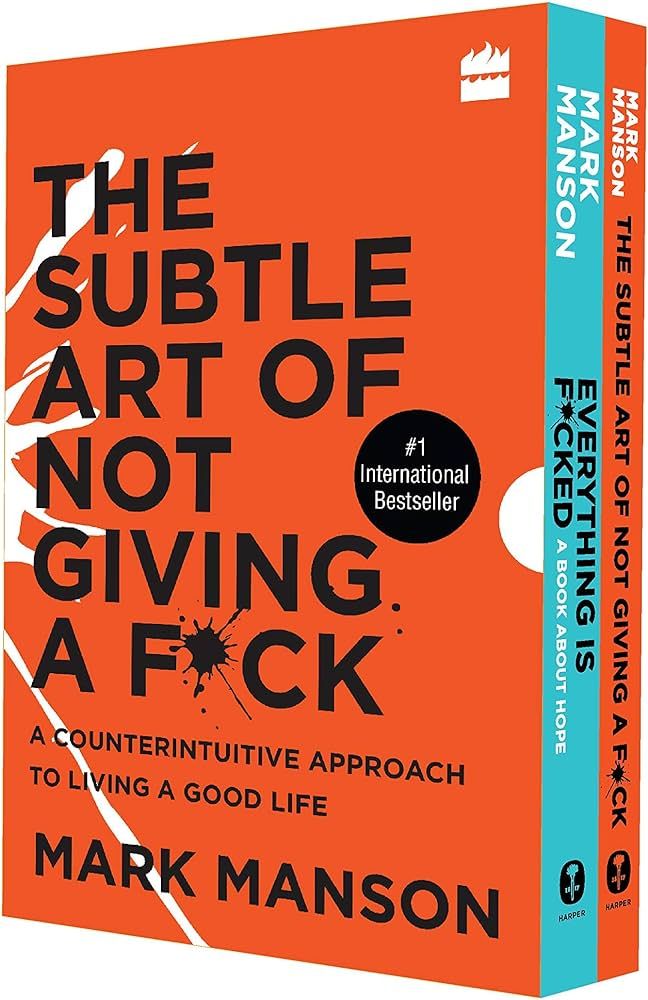 By [Mark Manson] The Subtle Art of Not Giving a F*ck & Everything Is F*cked two book combo | Amazon (US)