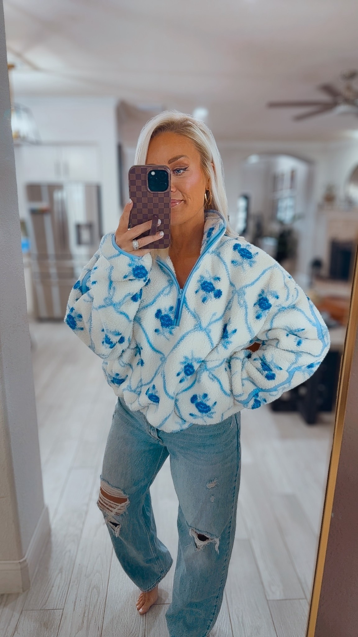 50% off sitewide at old navy 
Pullover size small 