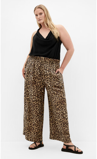 PANT RESORT PRT - Leopard - 16 / S | City Chic Online