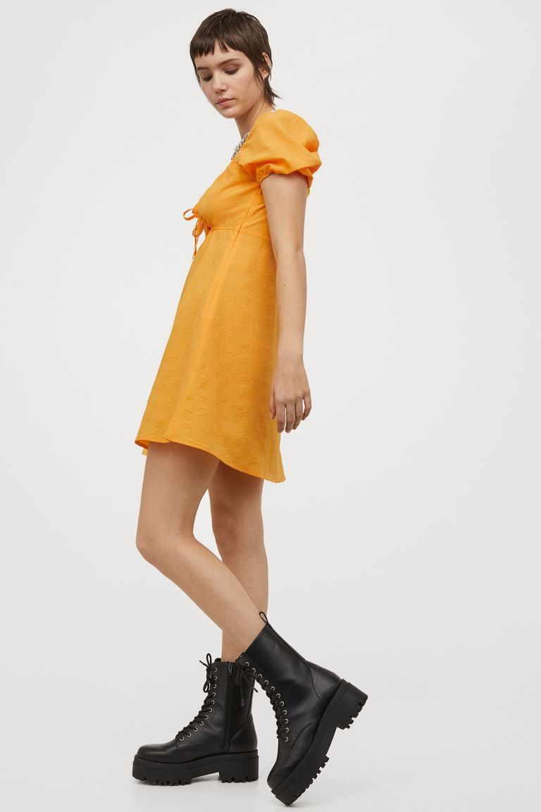Puff-sleeved Dress | H&M (US + CA)