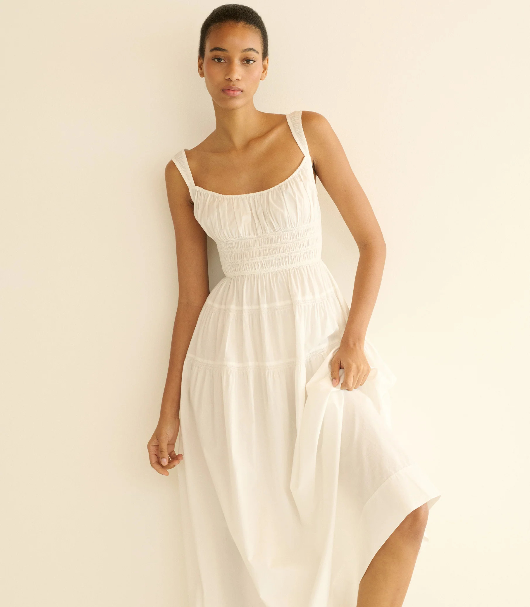 Clover Dress - Salt | DÔEN | DOEN