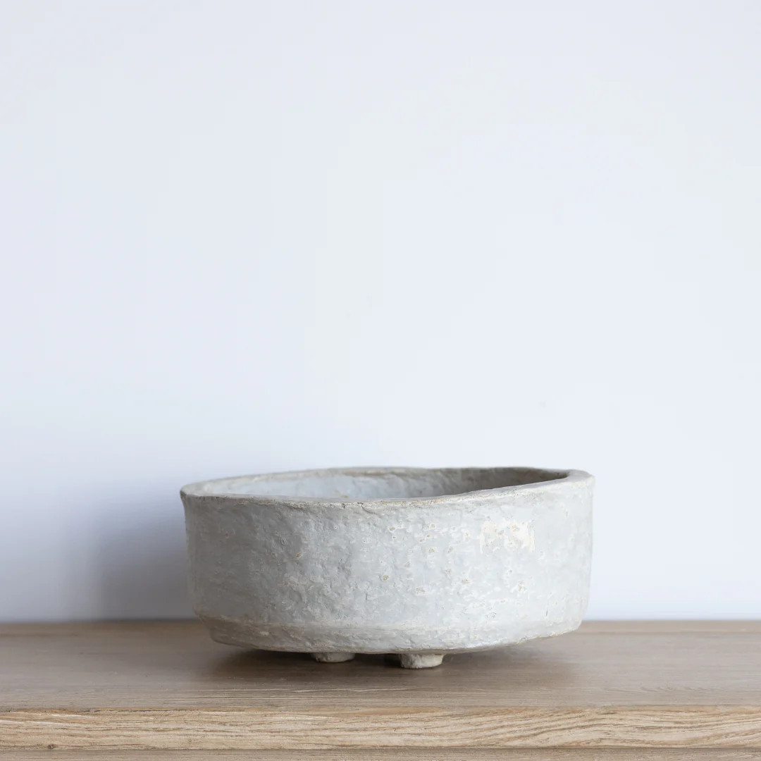 Vintage Paper Mache Footed Bowl | By Luxe B Co | luxe bCO