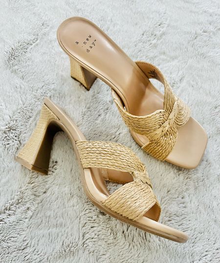Pretty Spring heels! 
Cushioned footbed 👌🏼 (tts)

#LTKfindsunder50 #LTKfindsunder100 #LTKshoecrush