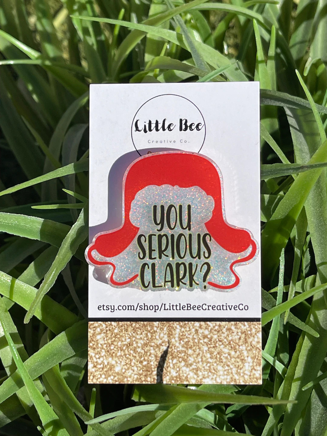 You Serious Clark? Glitter Badge Reel, Movie Quote - Etsy | Etsy (US)