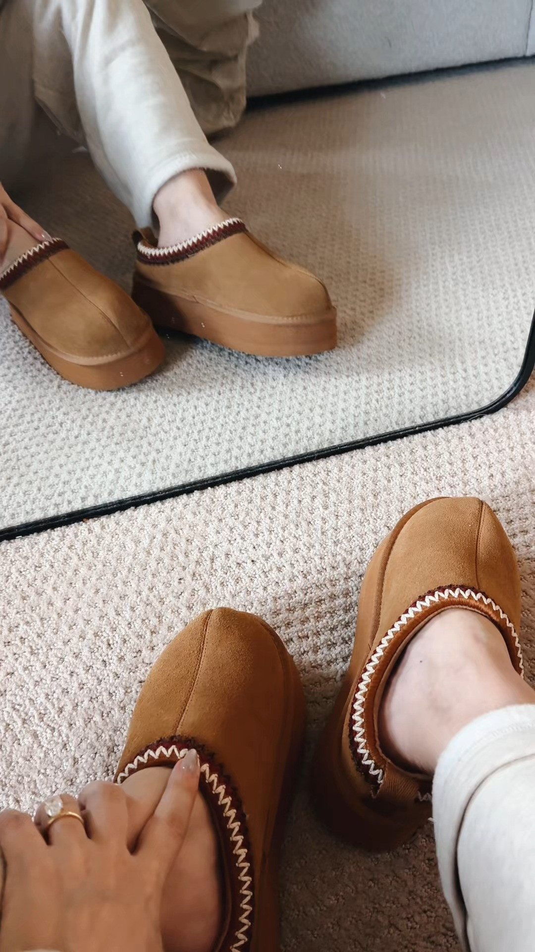 Soooooo cozy  

 #LTKootd #LTKmomlife #LTKOver40