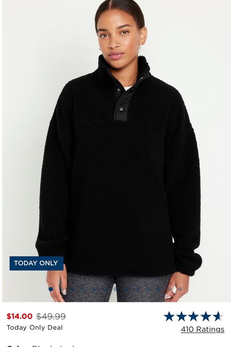 Old navy Sherpa fleece
Only $14 today!

#LTKCyberWeek